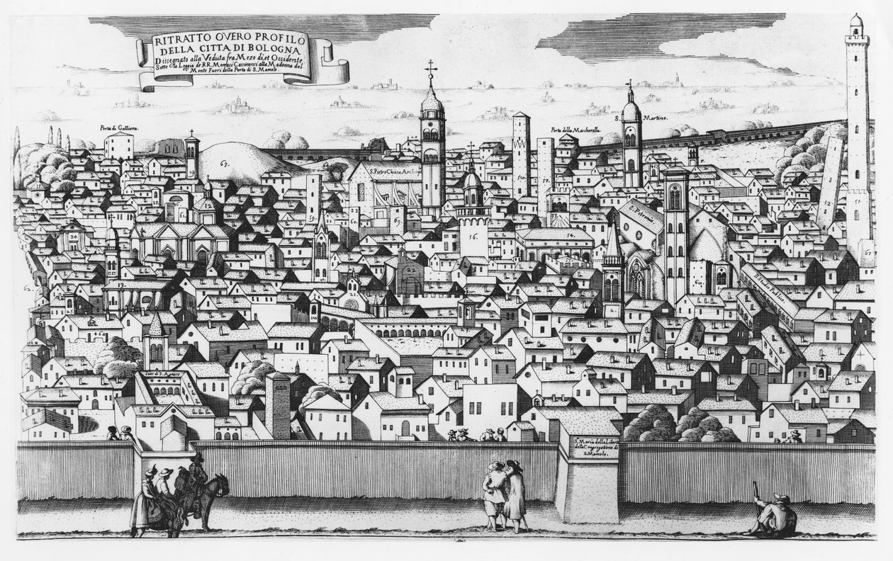 Bologna manzarası by Italian School