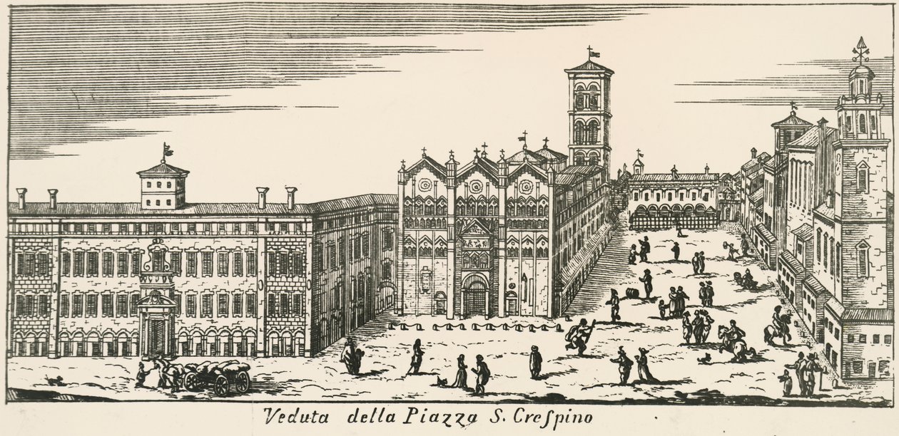 Piazza San Crispino ve Ferrara Katedrali