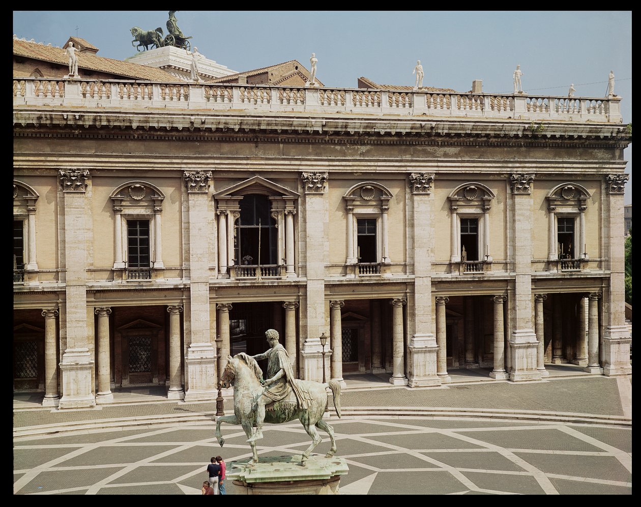 Palazzo Nuovo ve Marcus Aurelius