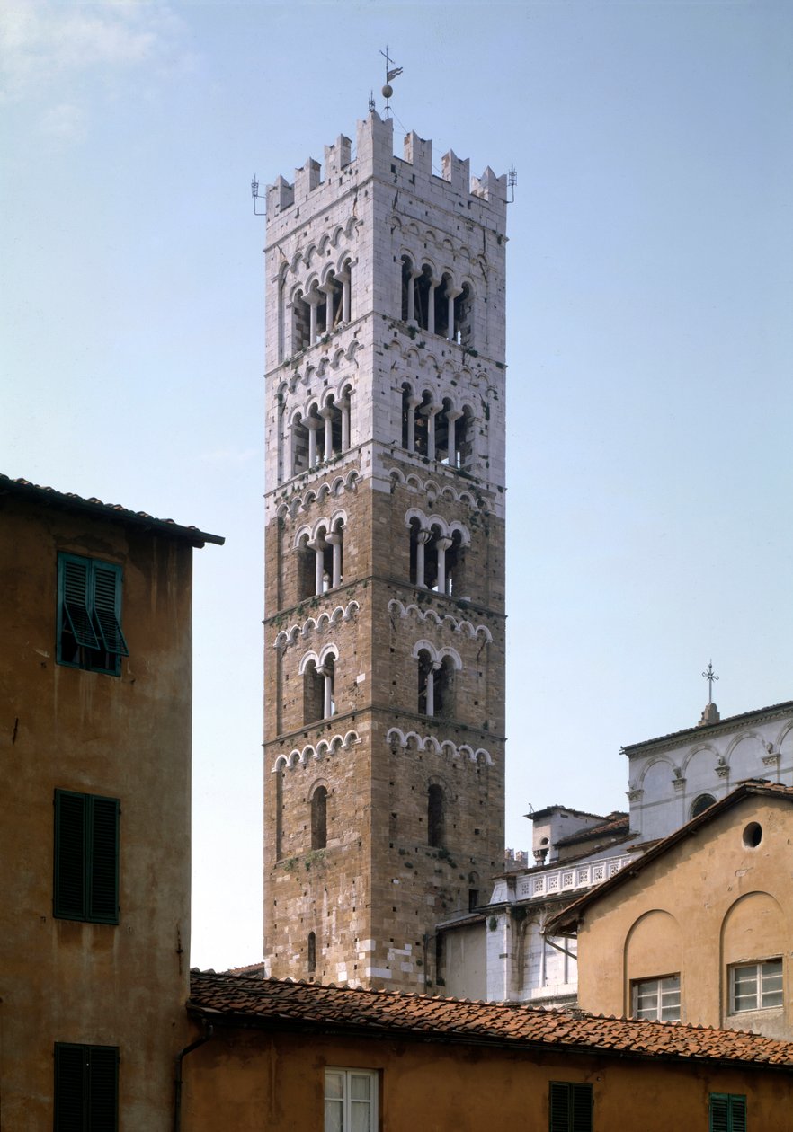 Çan kulesinin görünümü by Italian School