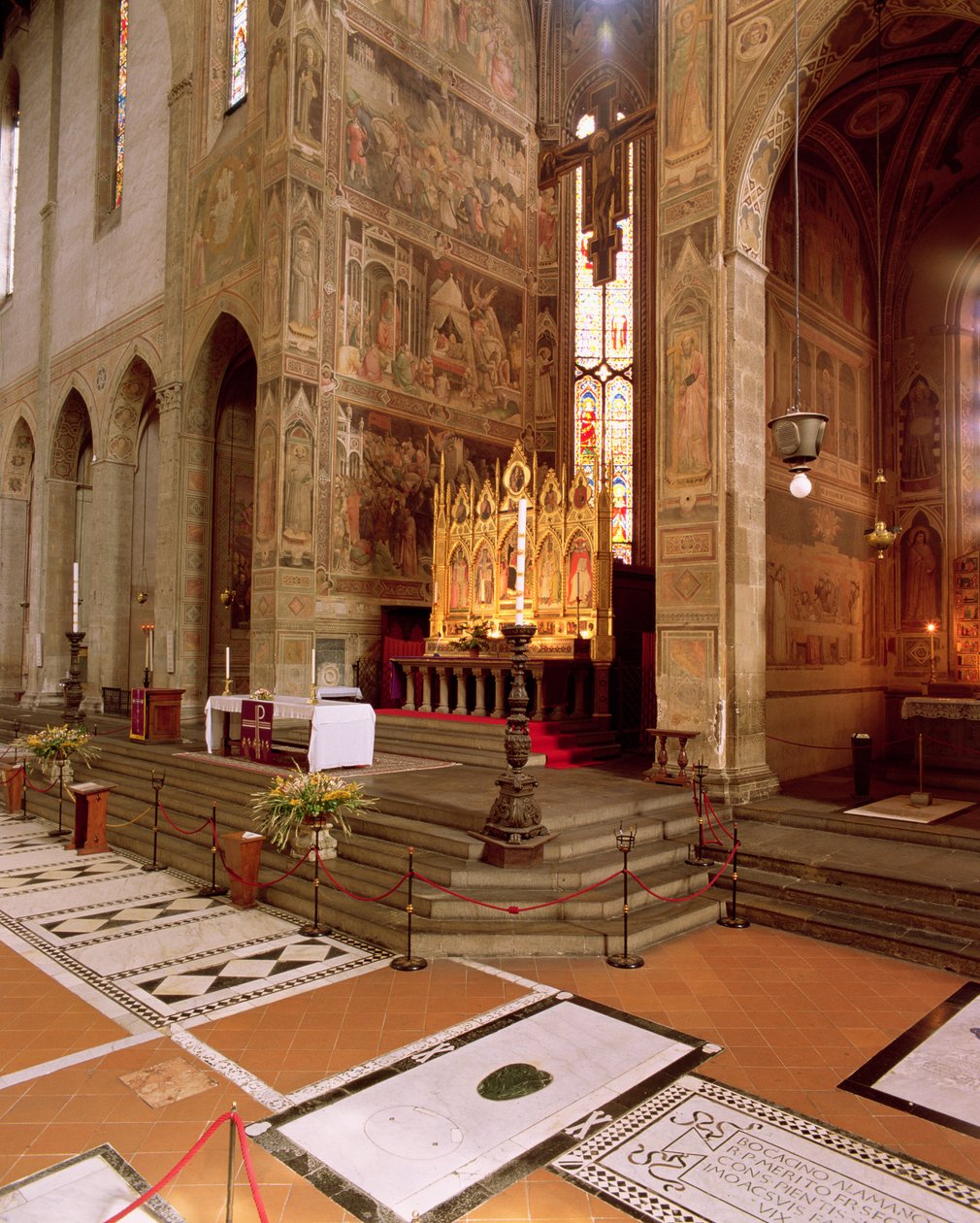 Kilise apsisinin görünümü by Italian School