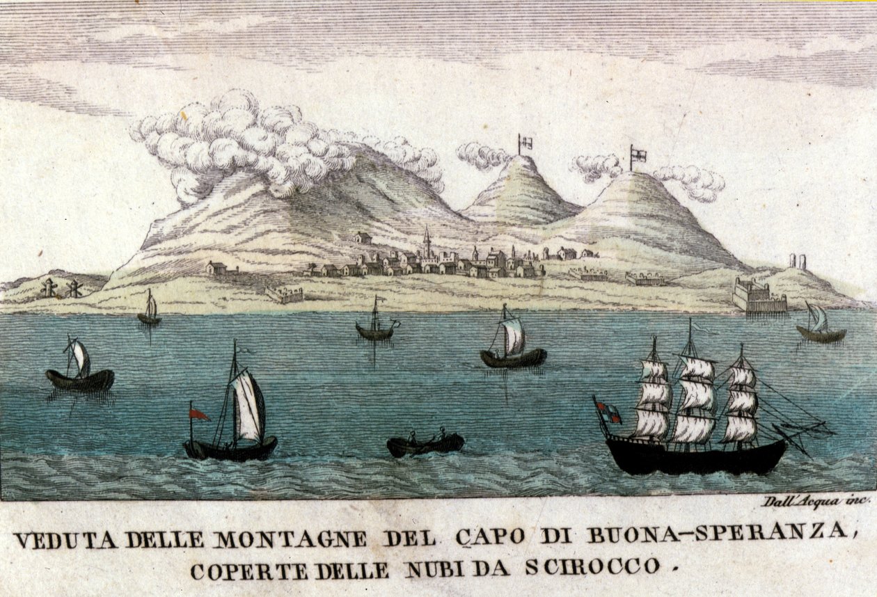 Cape of Good Esperance dağlarının manzarası by Italian School