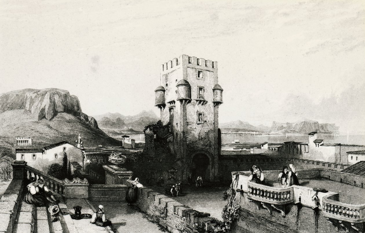 Villa Butera, Bagheria, Sicilya, oyma, İtalya by Italian School