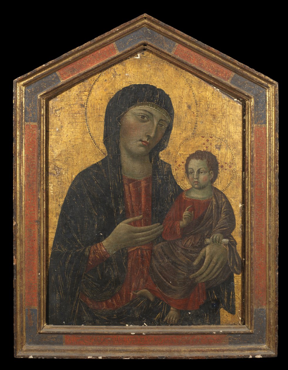 Bakire ve Çocuk, Cimabue tarzında sahtecilik by Italian School