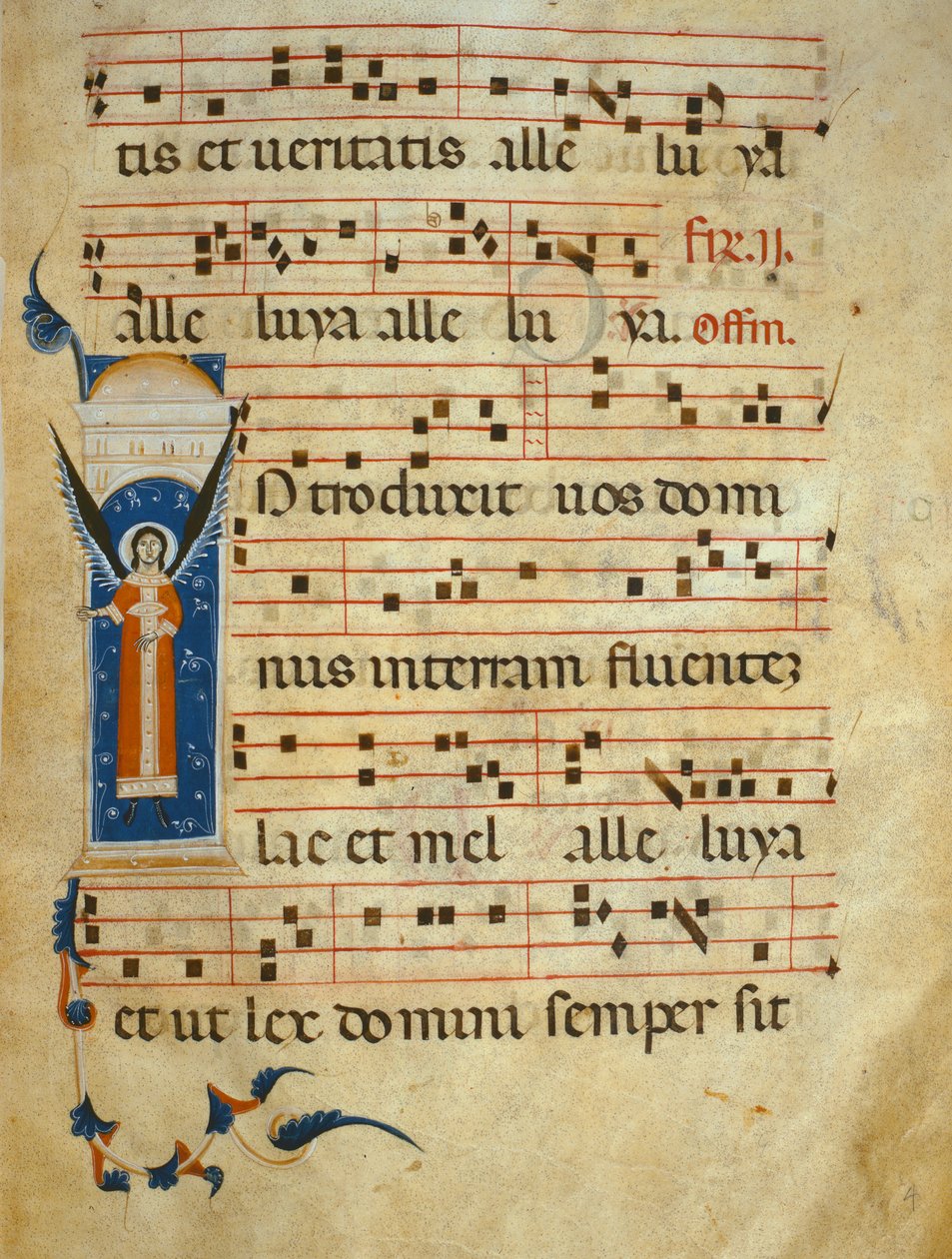 fol 4v. Kademeli, yaklaşık 1260 by Italian School