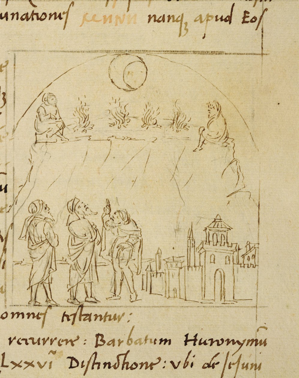 Ms.LAT.446 fol.2v Bilgeler, Pilgrim Priscian tarafından Ortopascha