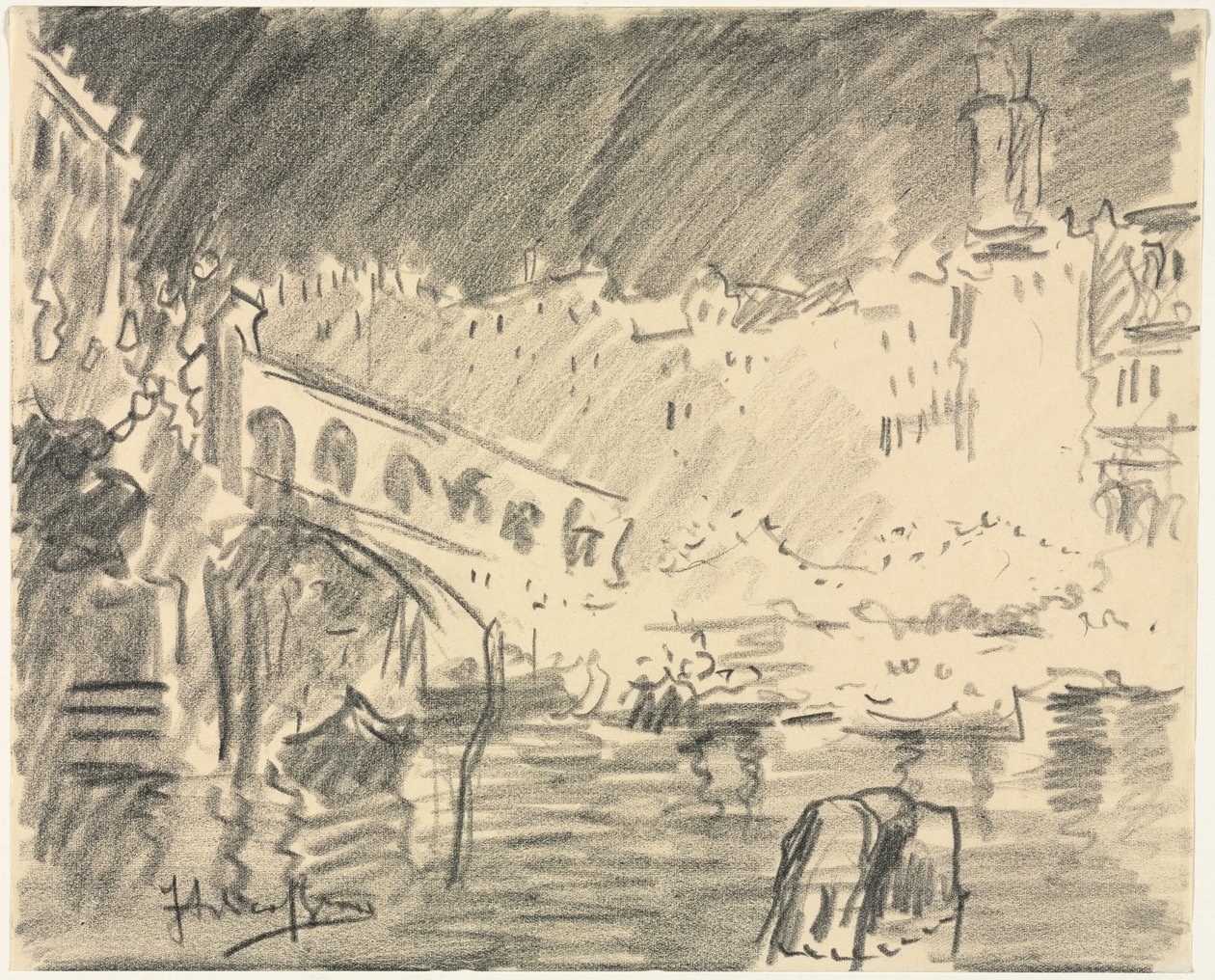 Rialto Köprüsü by Italico Brass