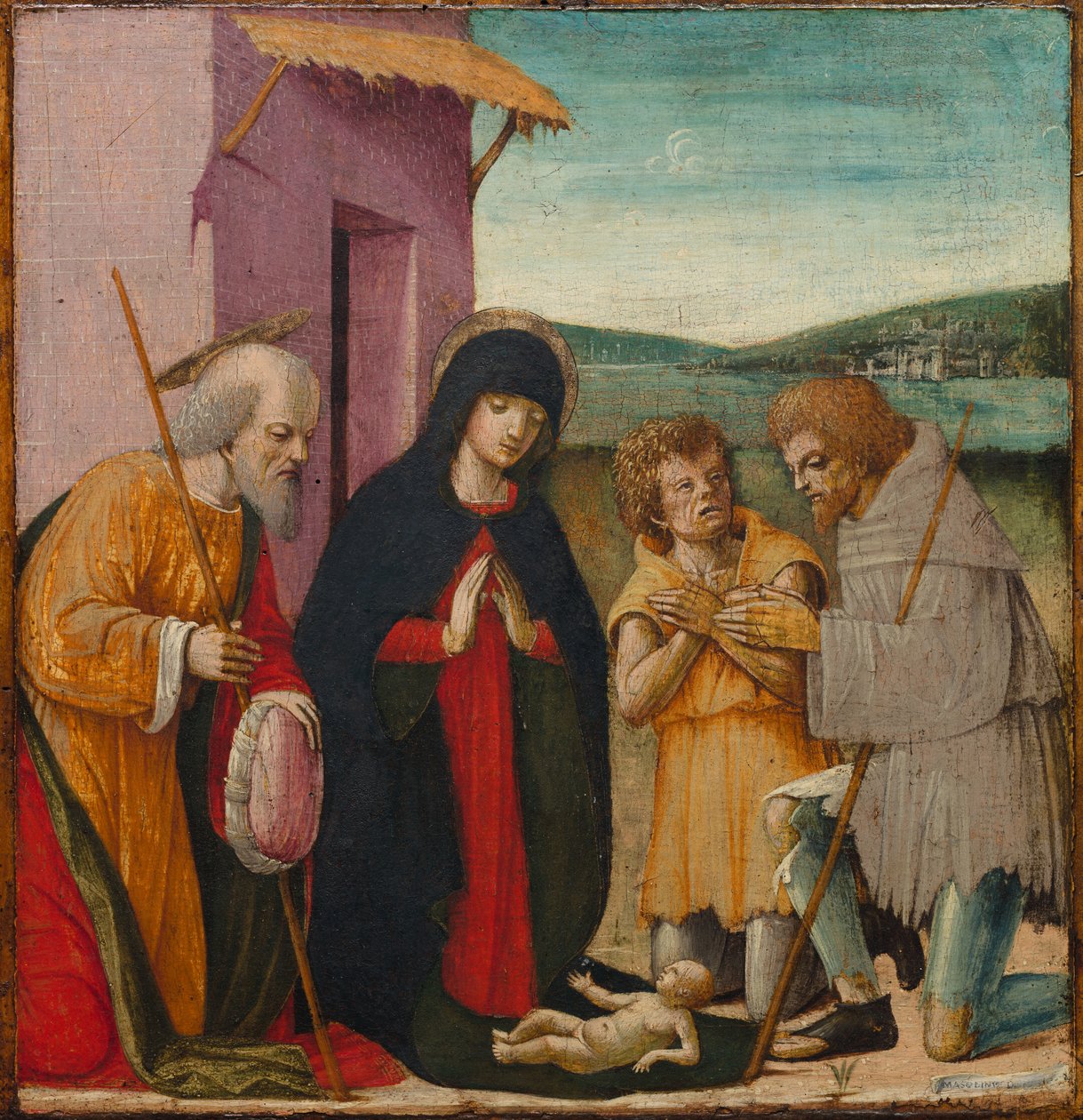 Çobanların hayranlığı by Italy, 15th century