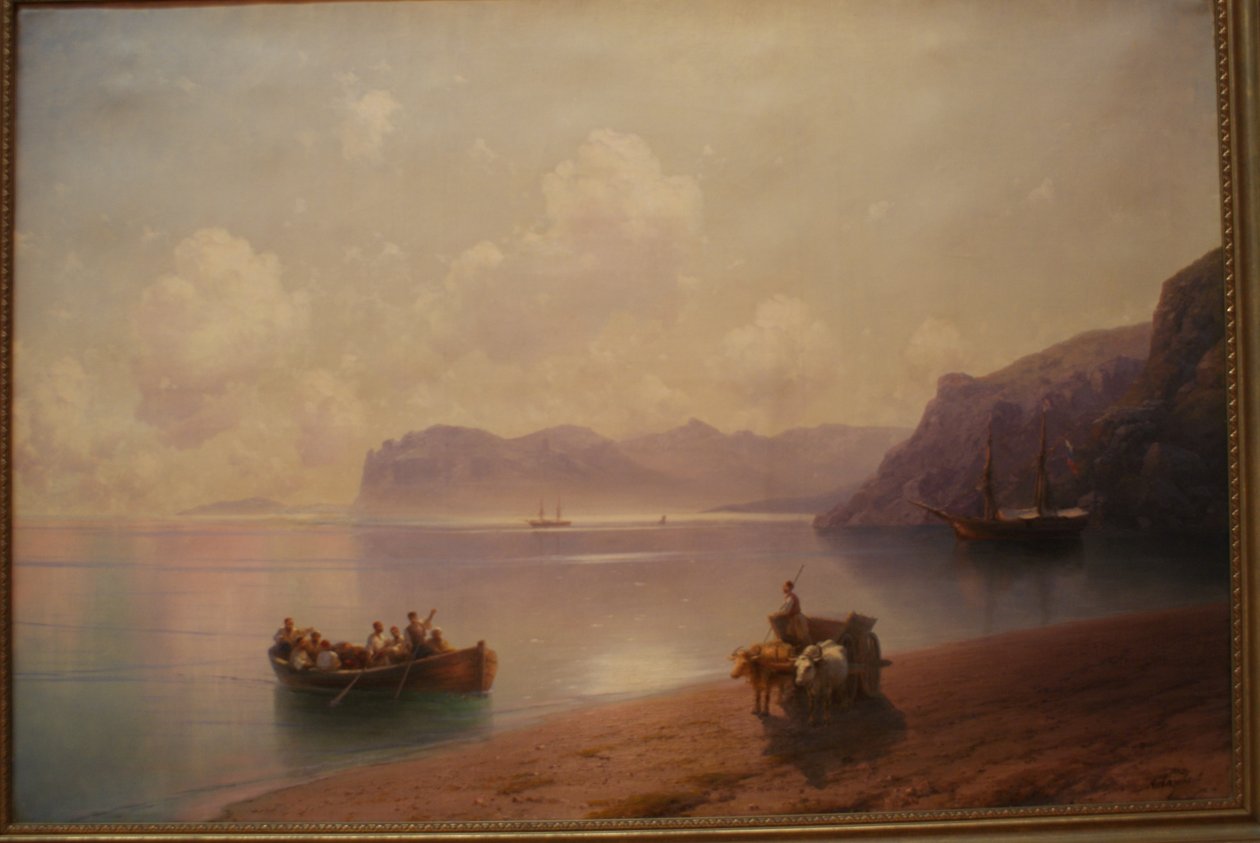 Denizde sabah, tuval, yağ by Ivan Konstantinovich Aivazovsky