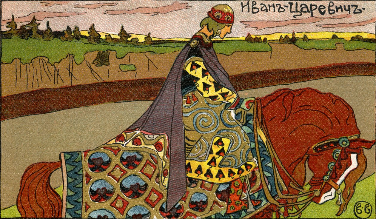 Prince Ivan ? illustration by Ivan Bilib by Ivan Bilibine