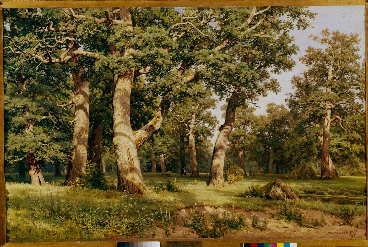 Meşe Korusu, 1887 by Ivan Ivanovich Shishkin
