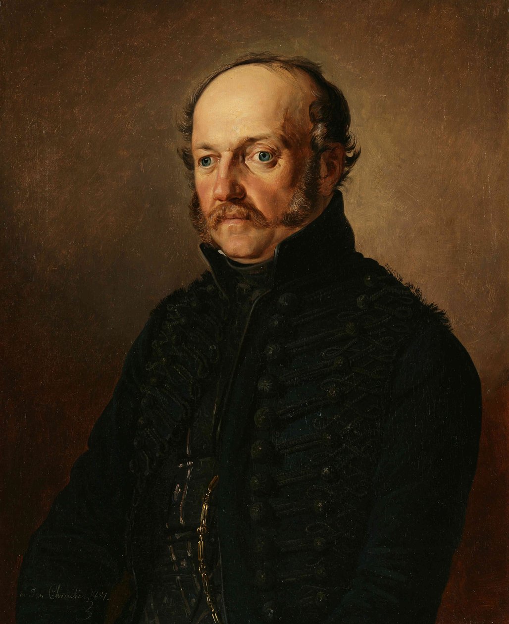 Krutsky Erkek Portresi by Ivan Khrutsky