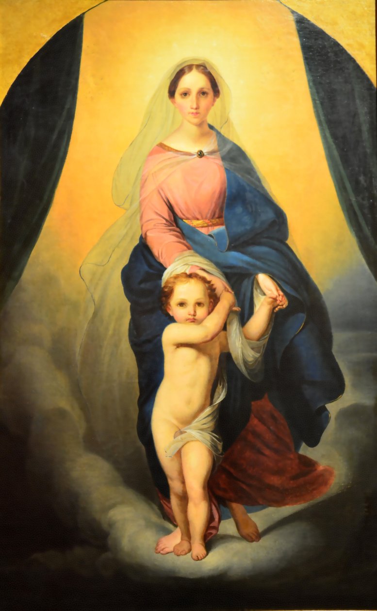 Çocuklu Madonna by Ivan Khrutsky