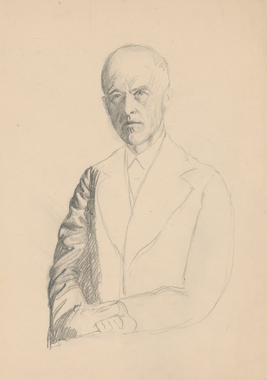 Katlanmış elleri olan adam by Ivan Zabota