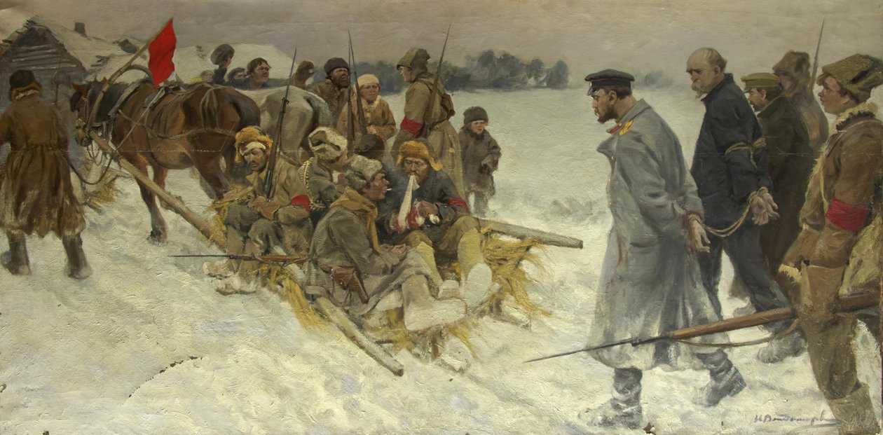 Beyaz Muhafız Casuslarını Yakalayın, 1919. by Ivan Alexeyevich Vladimirov