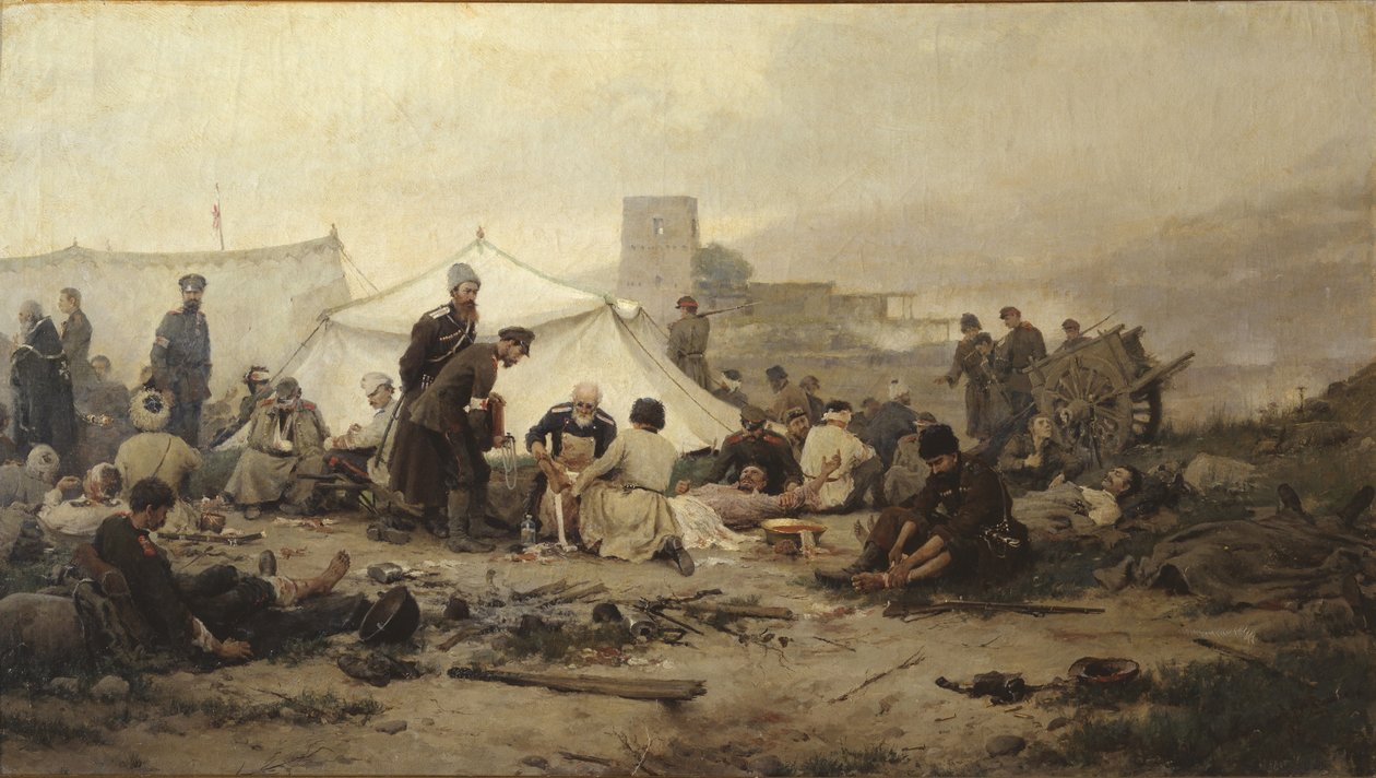 Soyunma istasyonu, 1893 by Ivan Alexeyevich Vladimirov