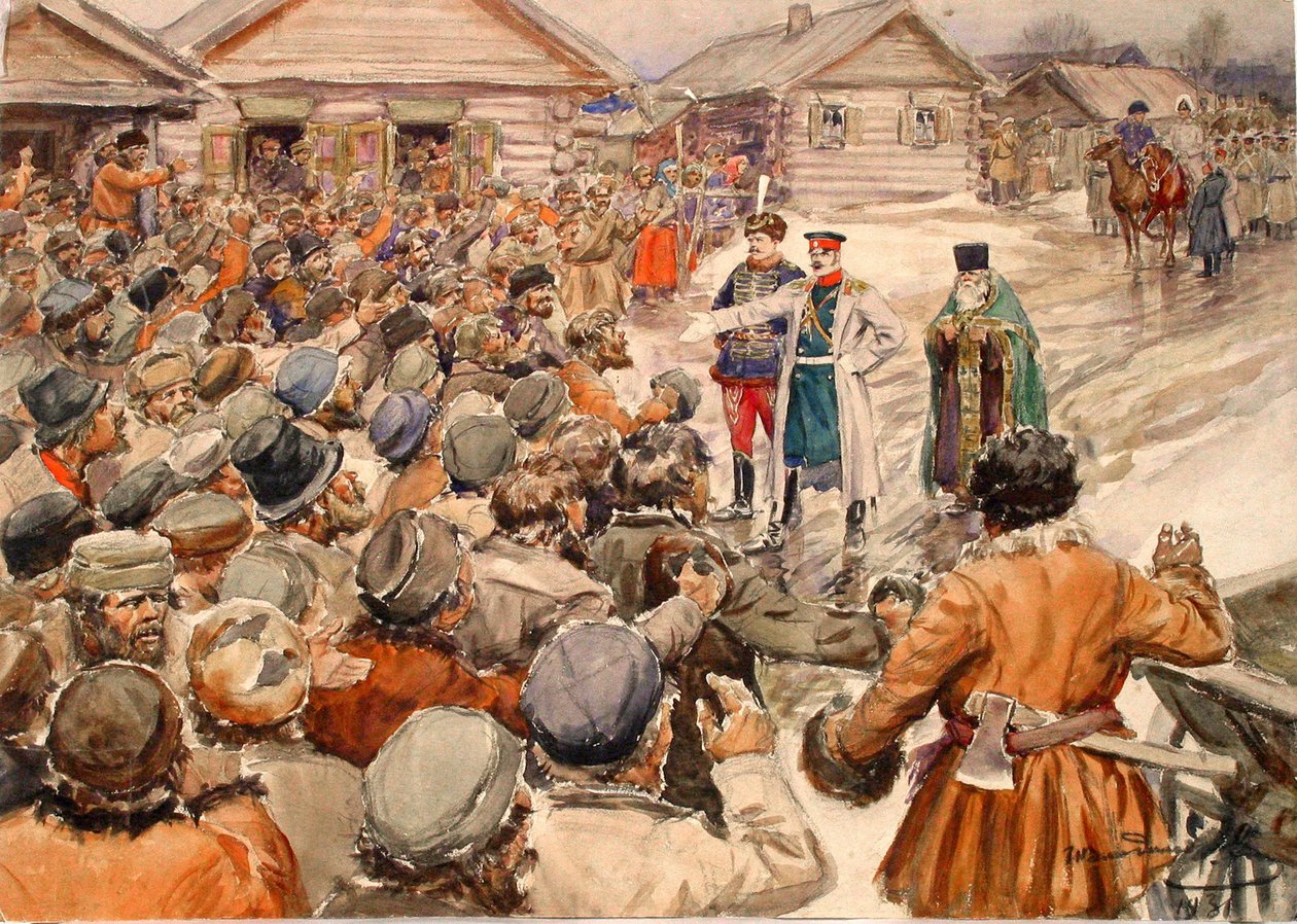 Köylü İsyanı, 1931. by Ivan Alexeyevich Vladimirov