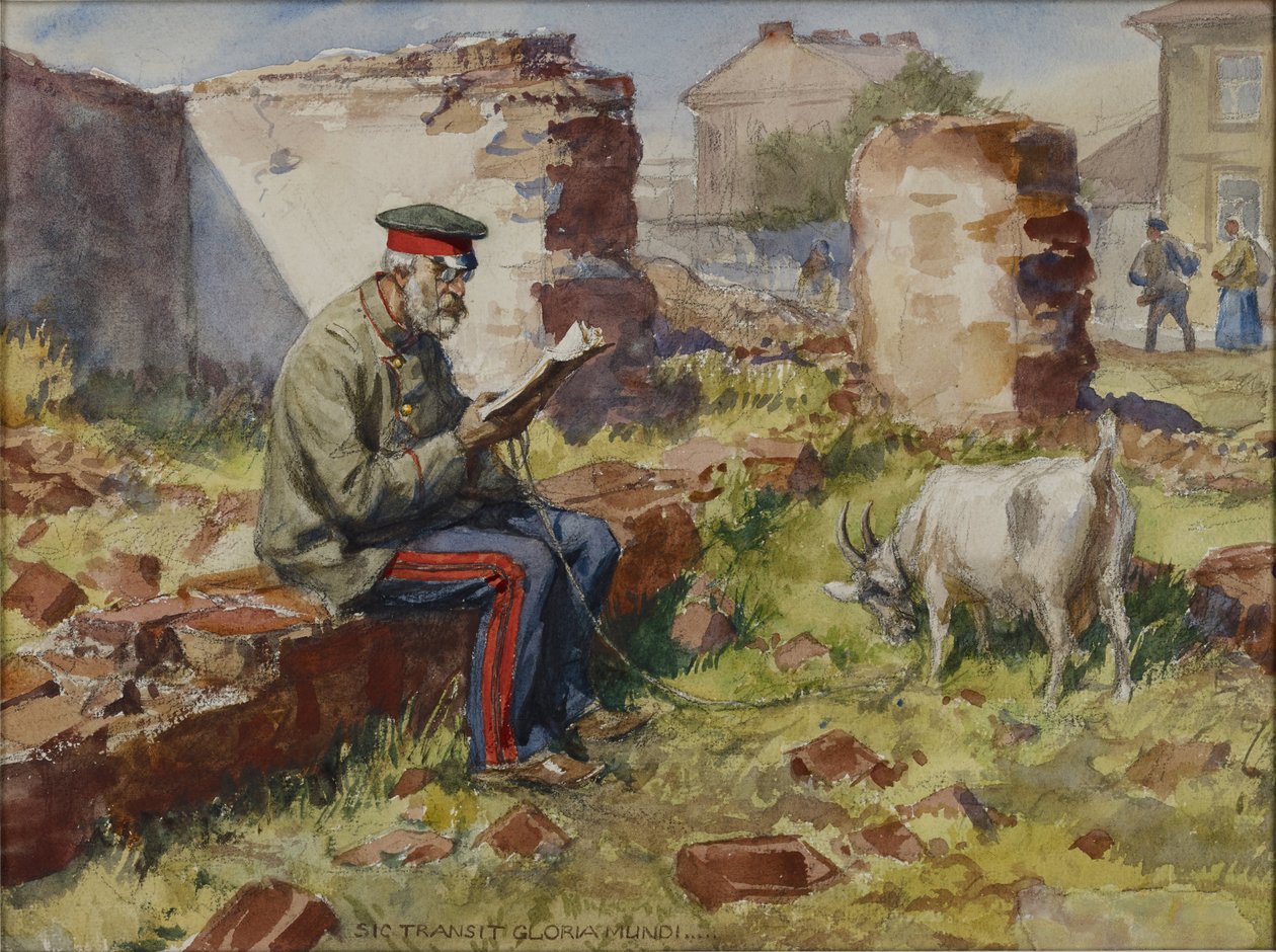 Sic transit gloria mundi (Böylece dünyanın görkemi geçer) by Ivan Alexeyevich Vladimirov