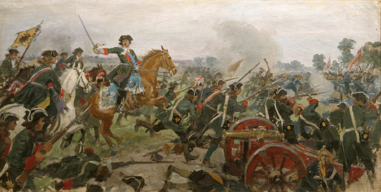Poltava Savaşı by Ivan Alexeyevich Vladimirov
