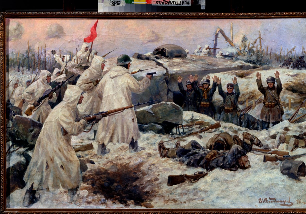 1940'ta Fin Askerlerinin Teslimi by Ivan Alexeyevich Vladimirov