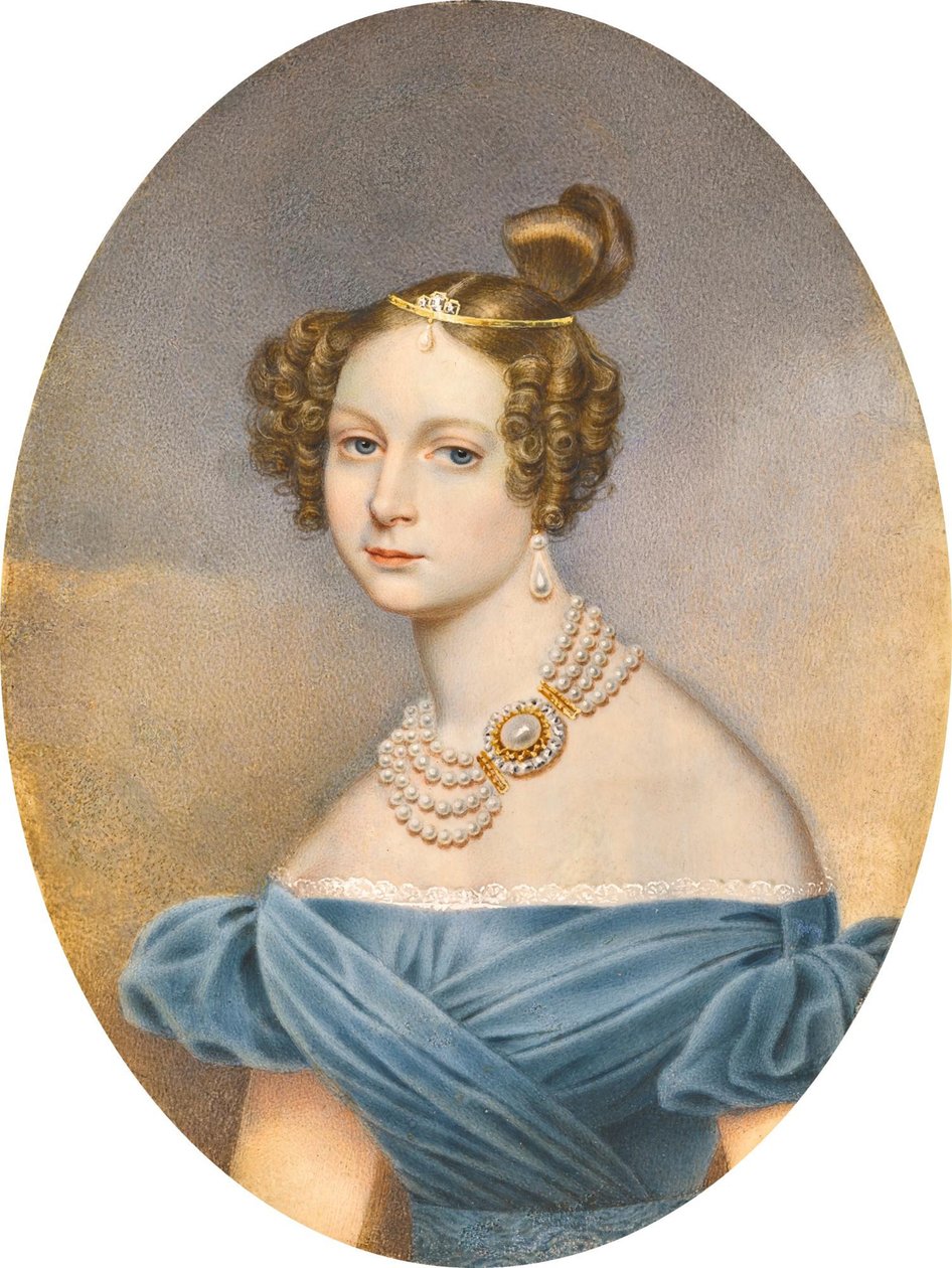 Württemberg Prensesi Friederike Charlotte Marie, Rusya Büyük Düşesi Elena Pavlovna. by Ivan Andreyevich Winberg