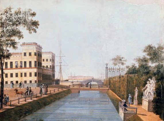 Petersburg manzarası, 1839 by Ivan Belonogov