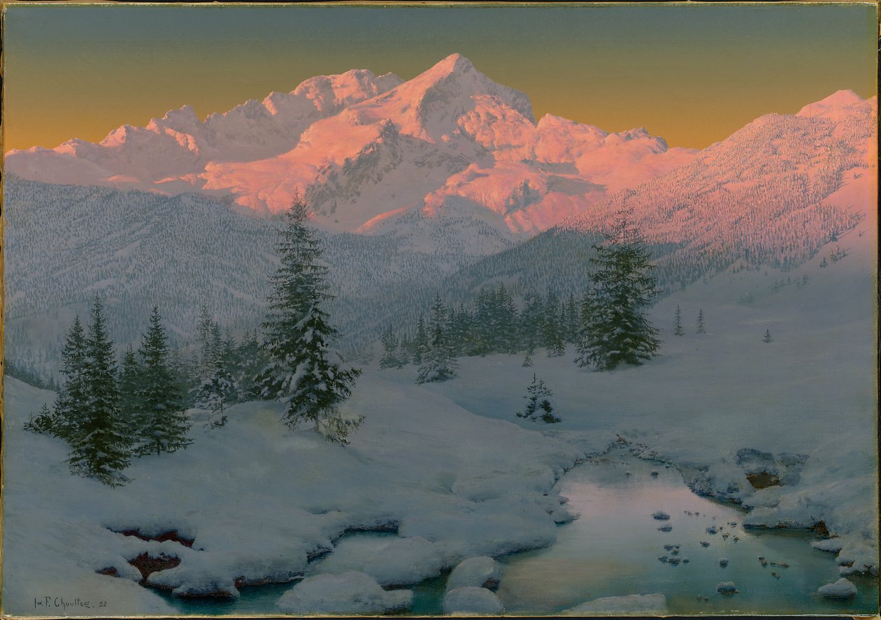 Garmisch Dağlarının Eteklerinde, Bavyera, 1922 by Ivan Fedorovich Choultse