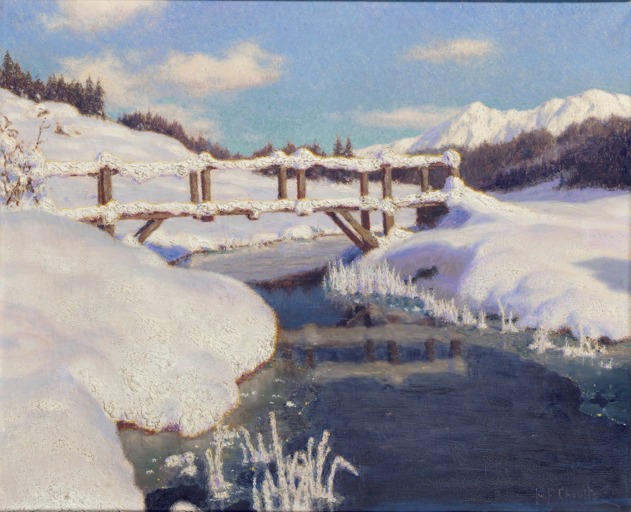 Karda Güneş, İsviçre by Ivan Fedorovich Choultse