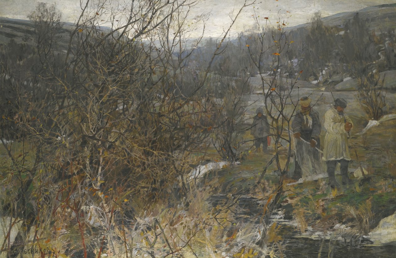 kış avı by Ivan Fyodorovich Kolesnikov