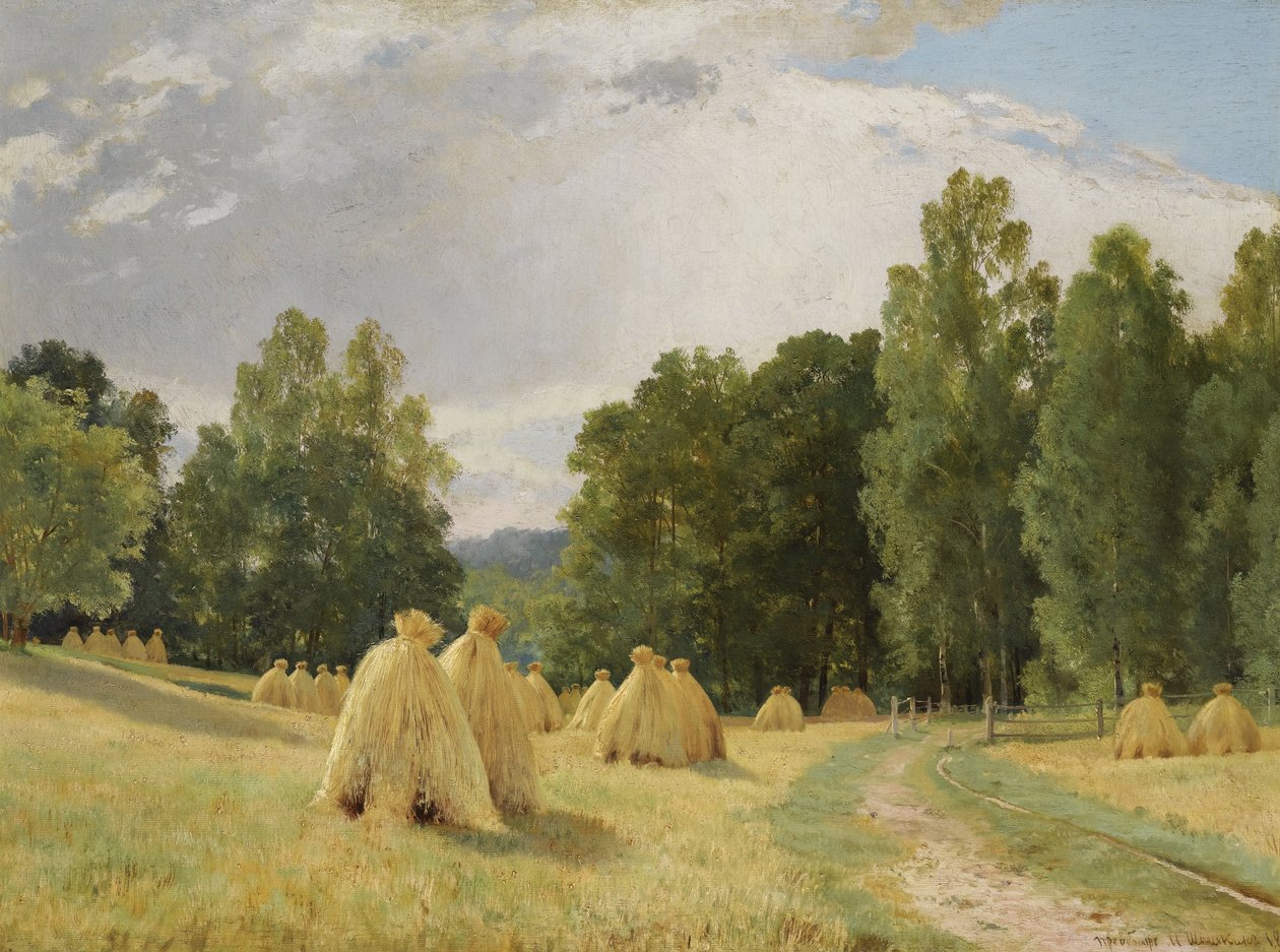 Naostachks, Preobrazhenskoe by Ivan Ivanovich Shishkin