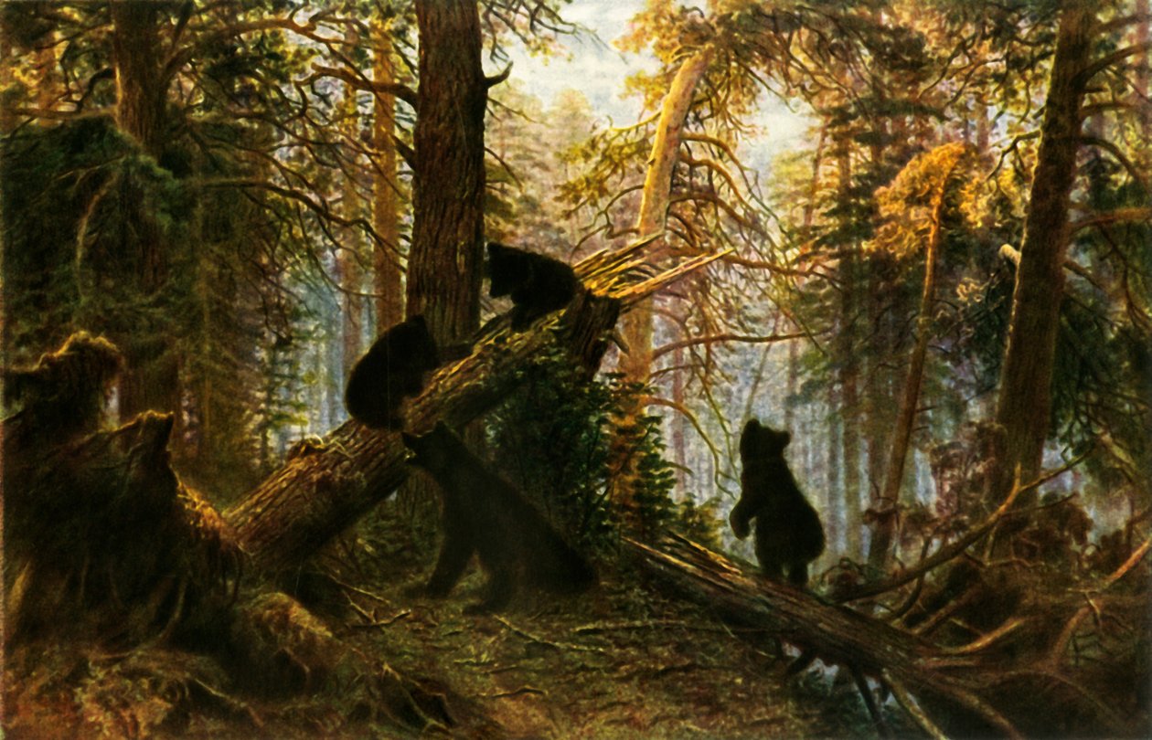 Çam Ormanında Sabah, 1889, 1965. by Ivan Ivanovich Shishkin