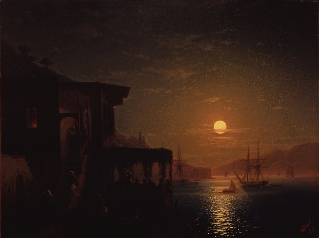 Konstantinopolis Akşam, 1882 by Ivan Konstantinovich Aivazovsky