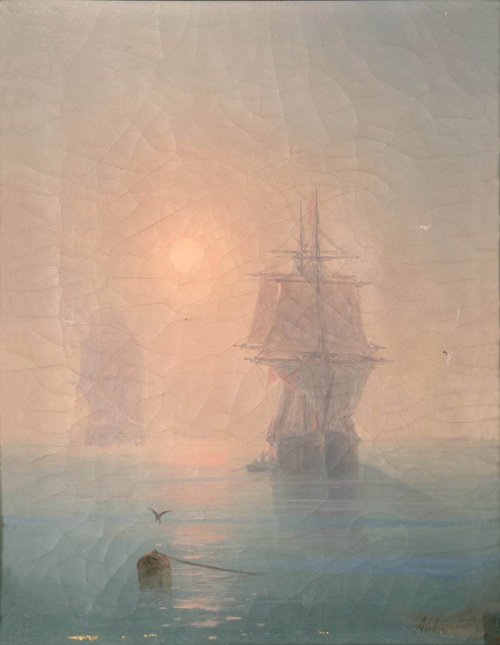 Sisteki Korvet, 1886 by Ivan Konstantinovich Aivazovsky