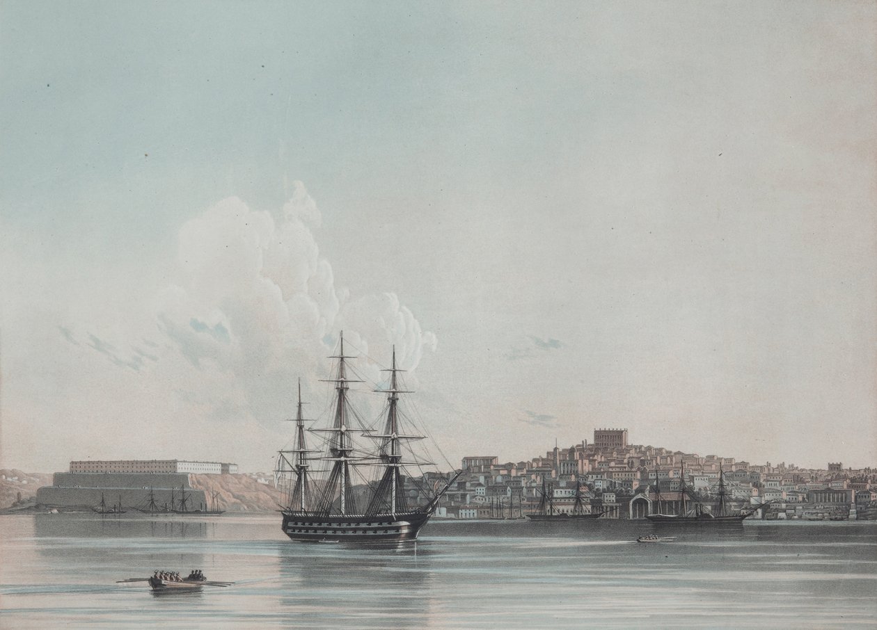 Yeni Deniz Kışlası ve Sivastopol İç Limanı, 1850