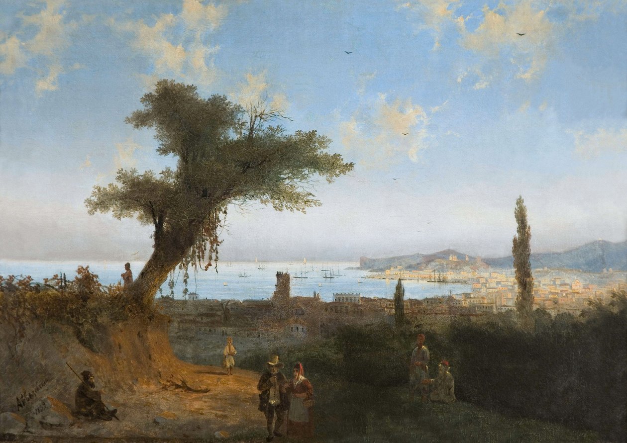 Aivazovski, Ivan Konstantinovich (1817-1900) tarafından Eski Feodosia (Theodosia
