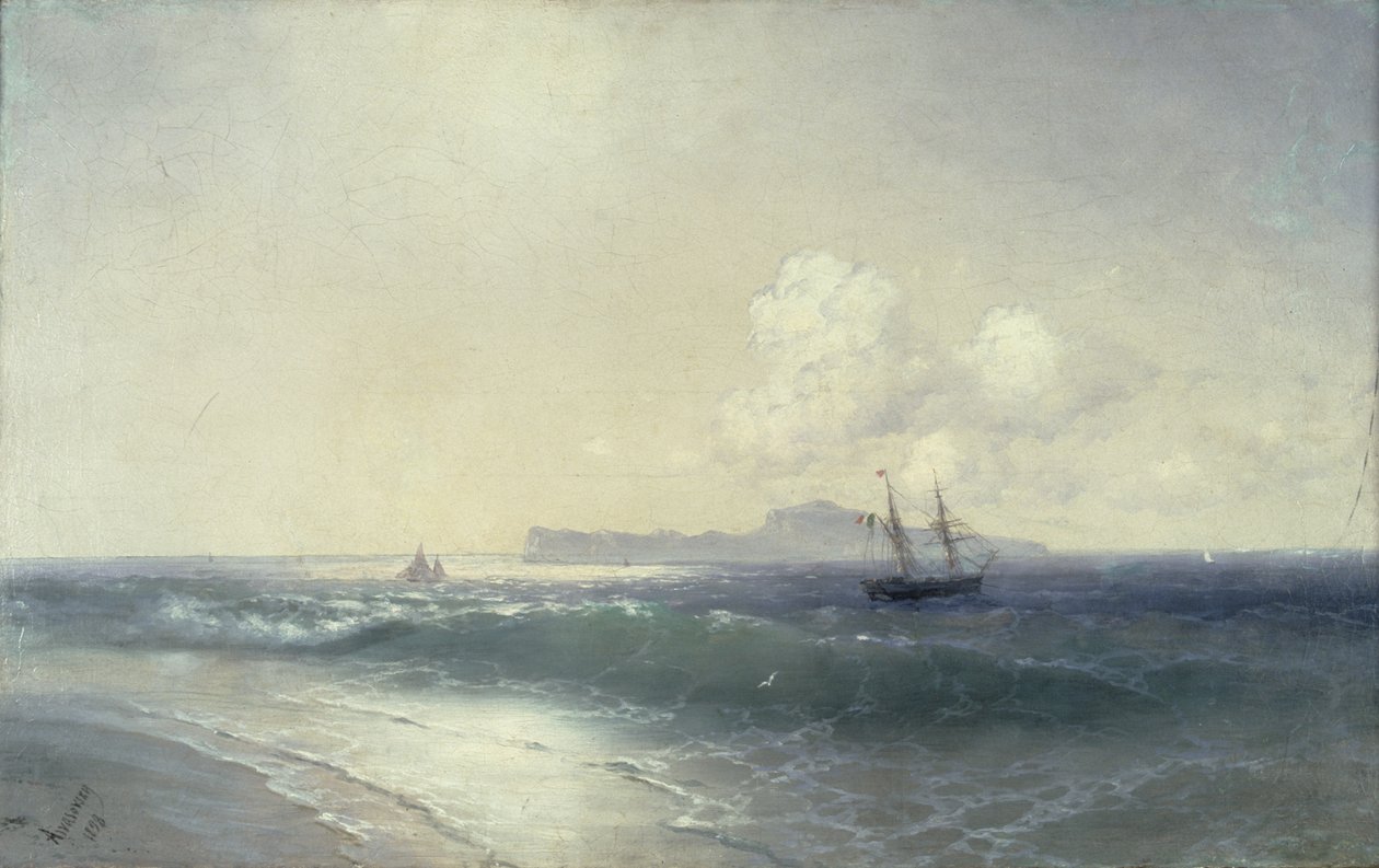 Tallinn Limanı, 1898 by Ivan Konstantinovich Aivazovsky