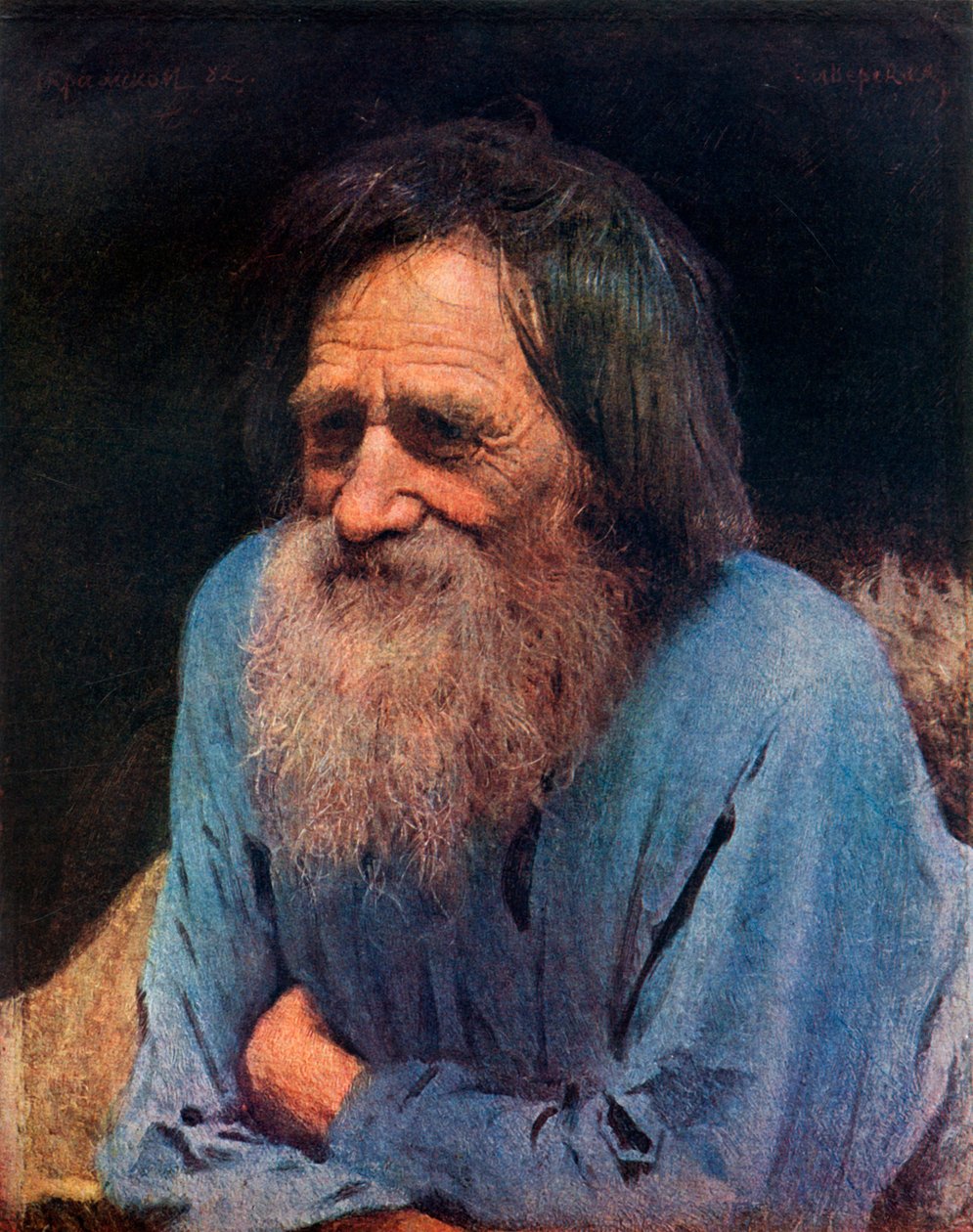 Mina Moiseev, 1882, 1939. by Ivan Kramskoy