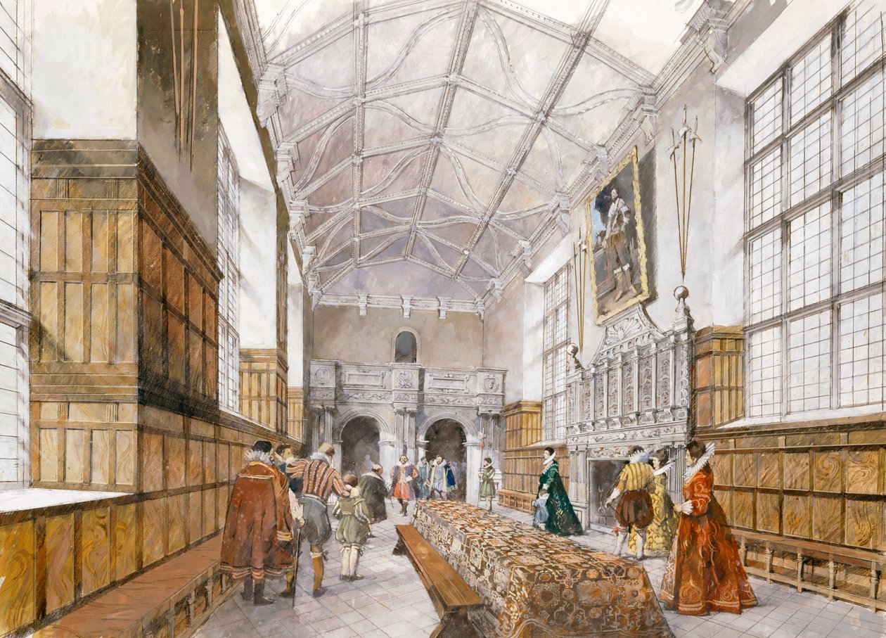 Kirby Hall, 17. yüzyılın başları, 1990-2010 by Ivan Lapper