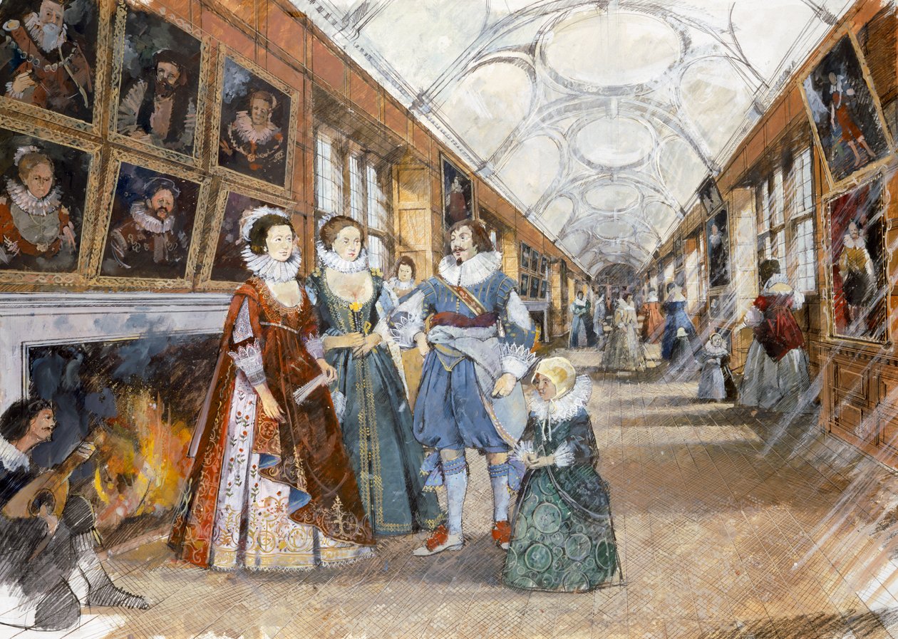 Kirby Hall, 17. yüzyılın başları, 1990-2010 by Ivan Lapper