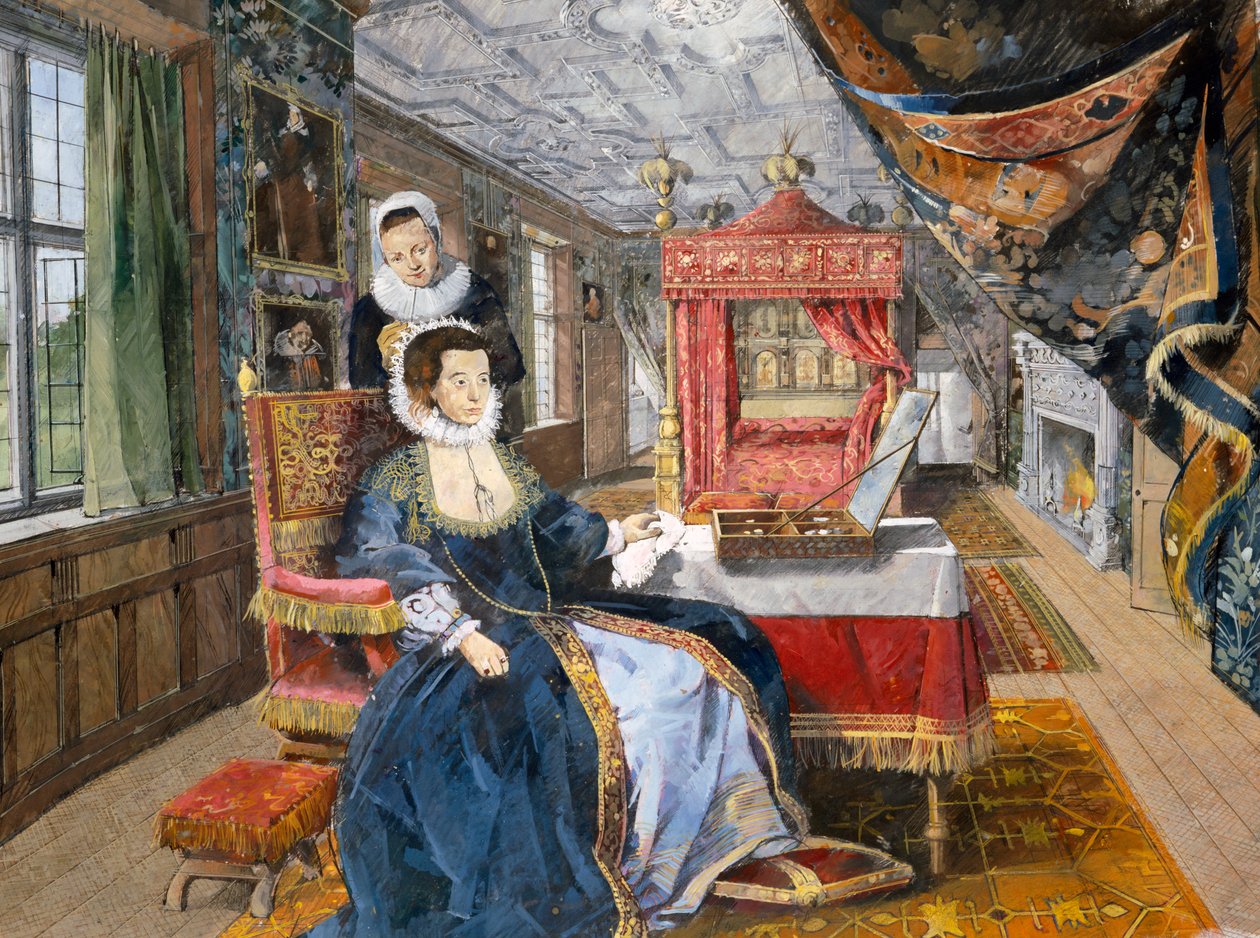 Kirby Hall, 17. yüzyılın başları, 1990-2010 by Ivan Lapper
