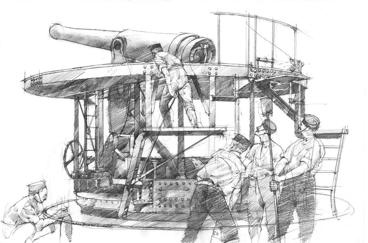 Pendennis Kalesi, c1884, c1990-2010 by Ivan Lapper
