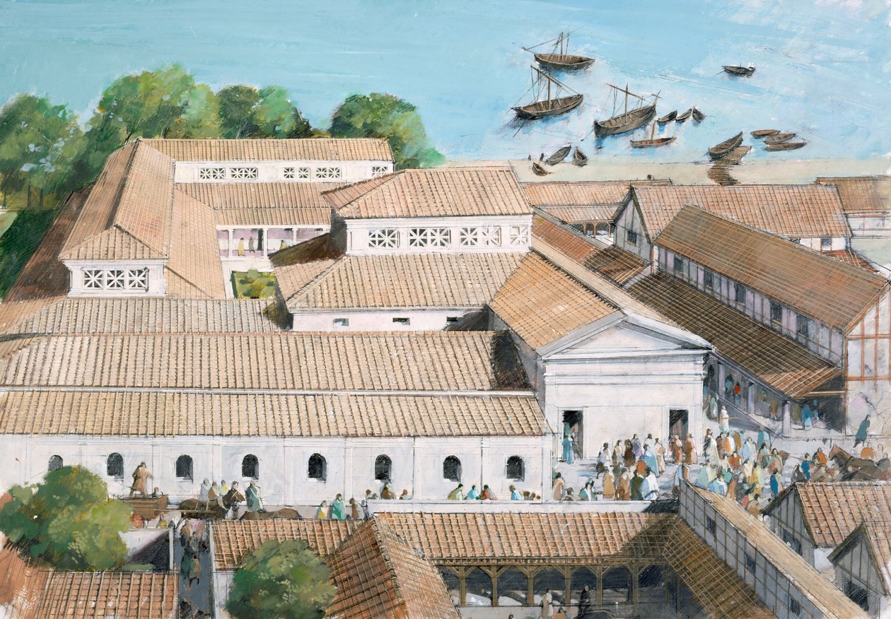 Richborough Roma Kalesi, 3. yüzyıl. 1990-2010 by Ivan Lapper