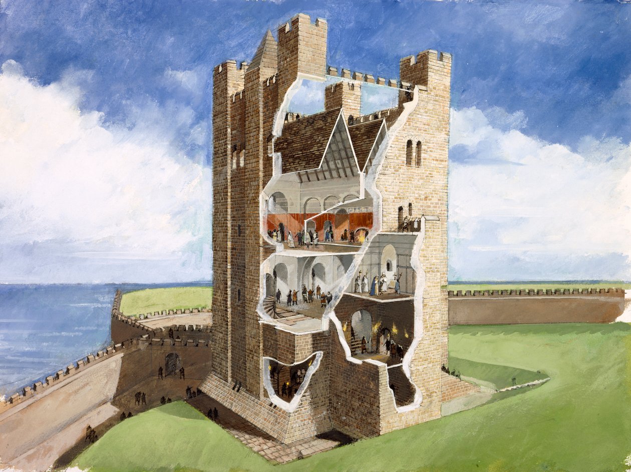 Scarborough Kalesi, 14. yüzyıl, 1990-2010 by Ivan Lapper