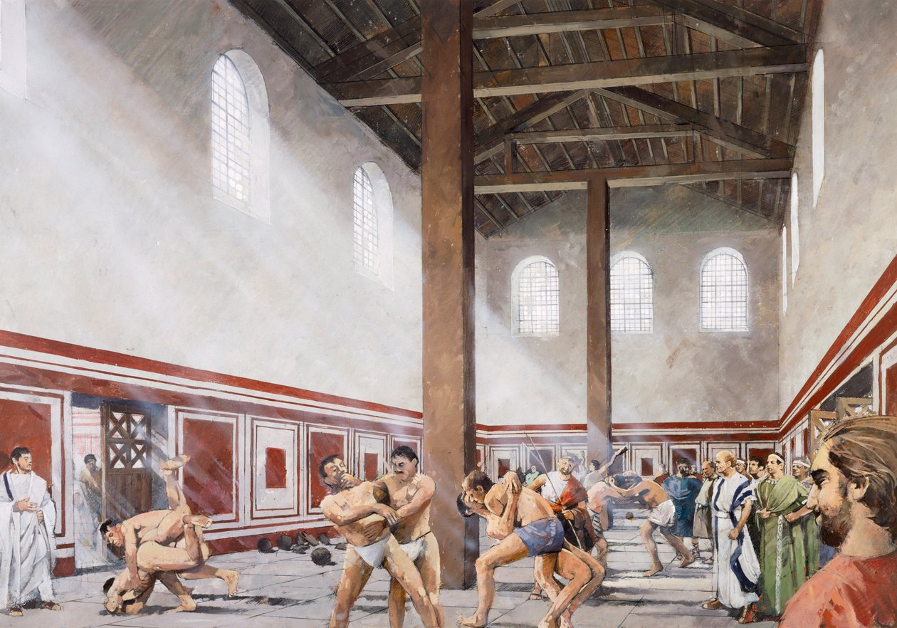 Duvar Roma Bölgesi, Letocetum, 2. yüzyıl, 1990-2010 by Ivan Lapper
