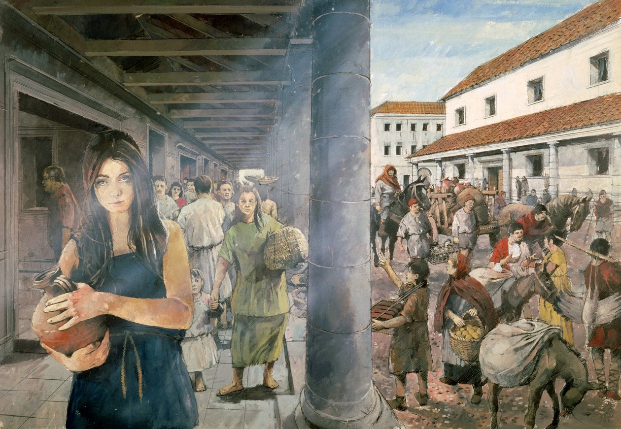Wroxeter Roma Şehri, 2. yüzyıl, 1990-2010 by Ivan Lapper