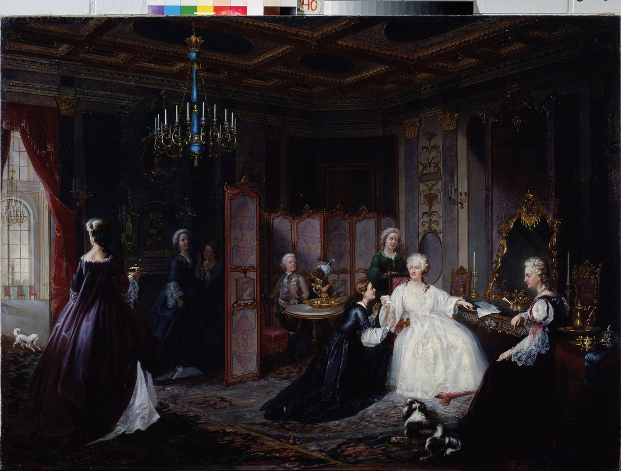 İmparatoriçe Büyük Catherine (Catherine II Romanov) by Ivan Osipovich Miodushevsky
