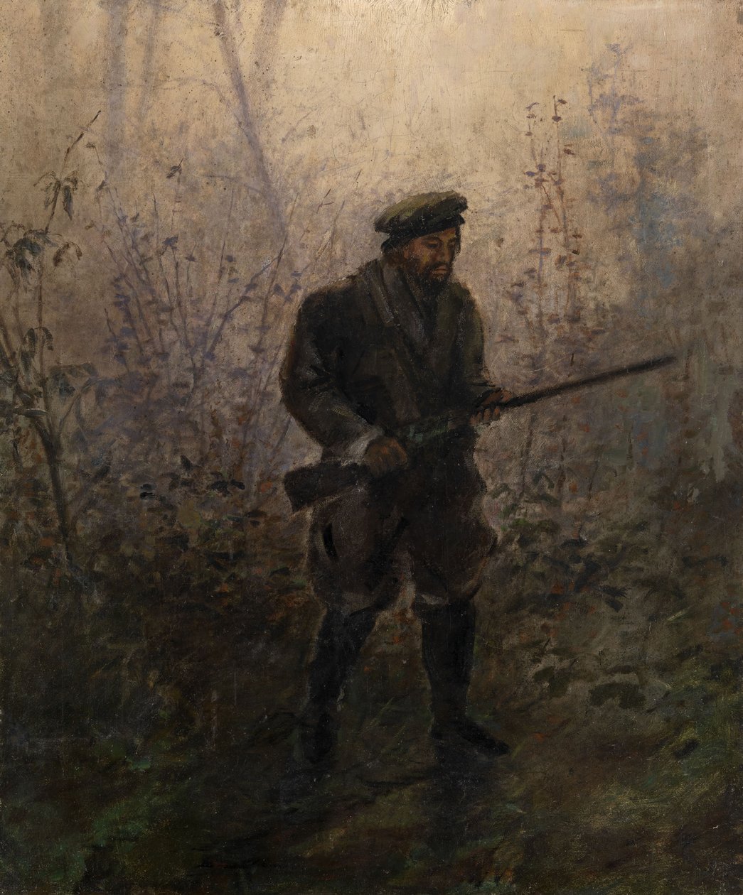Ormandaki Avcı by Ivan Pavlovich Pokhitonov