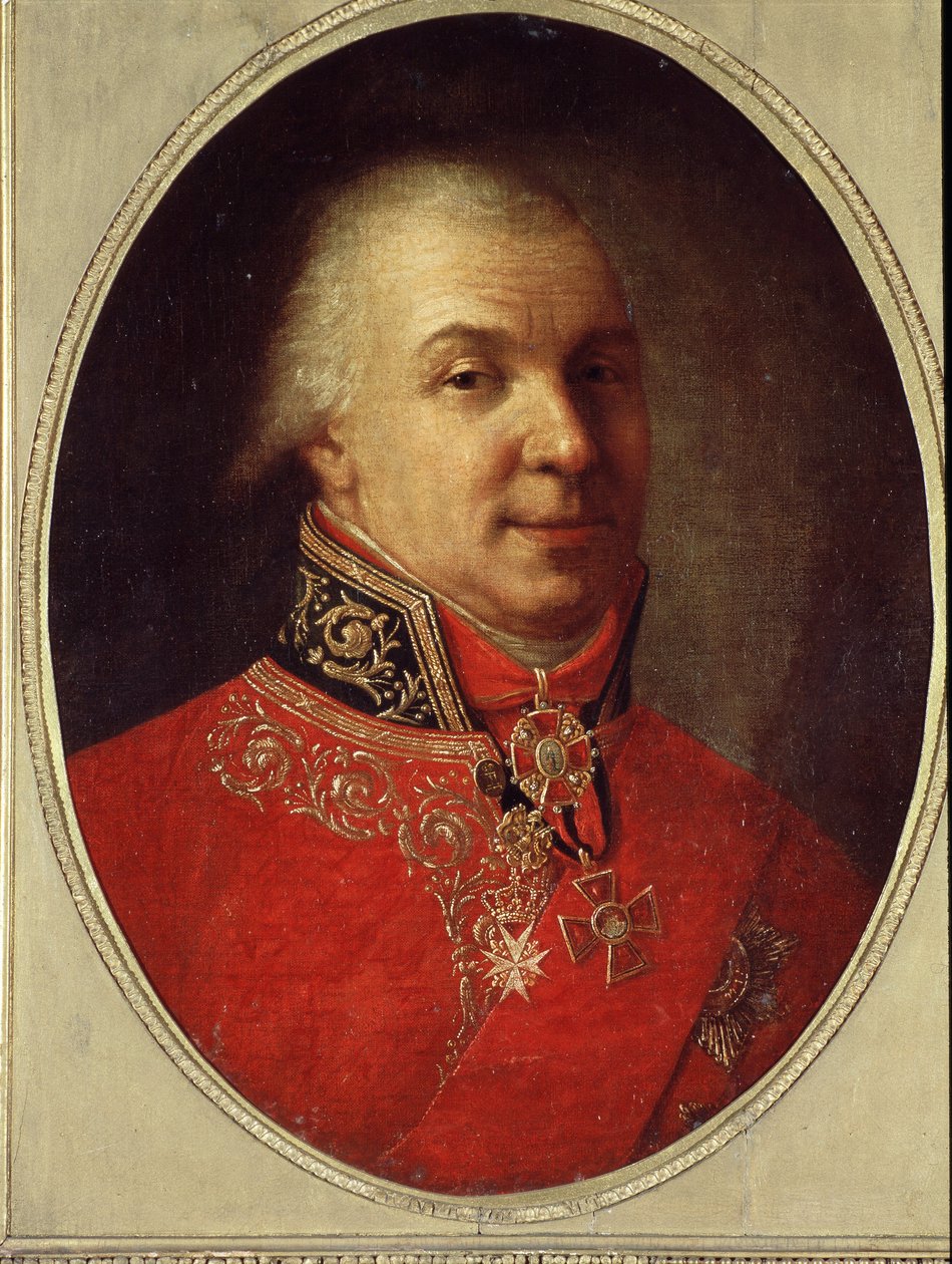 Portre du poete Gavrill R. Derzhavin (Gavril ou Gavrila Derjavine) (1743-1816) (Şair Gavrill R.Derzhavin