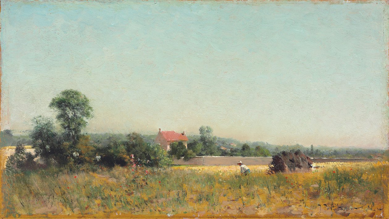 Tarlalarda, Fransa, 1882 by Ivan Pokitonov