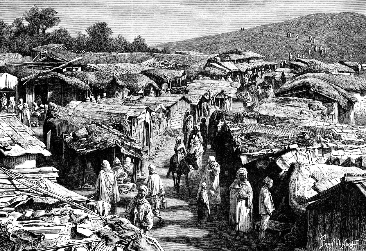 Beni-Ramasses Mahallesi, Konstantin, Cezayir, 1895. by Ivan Pranishnikoff